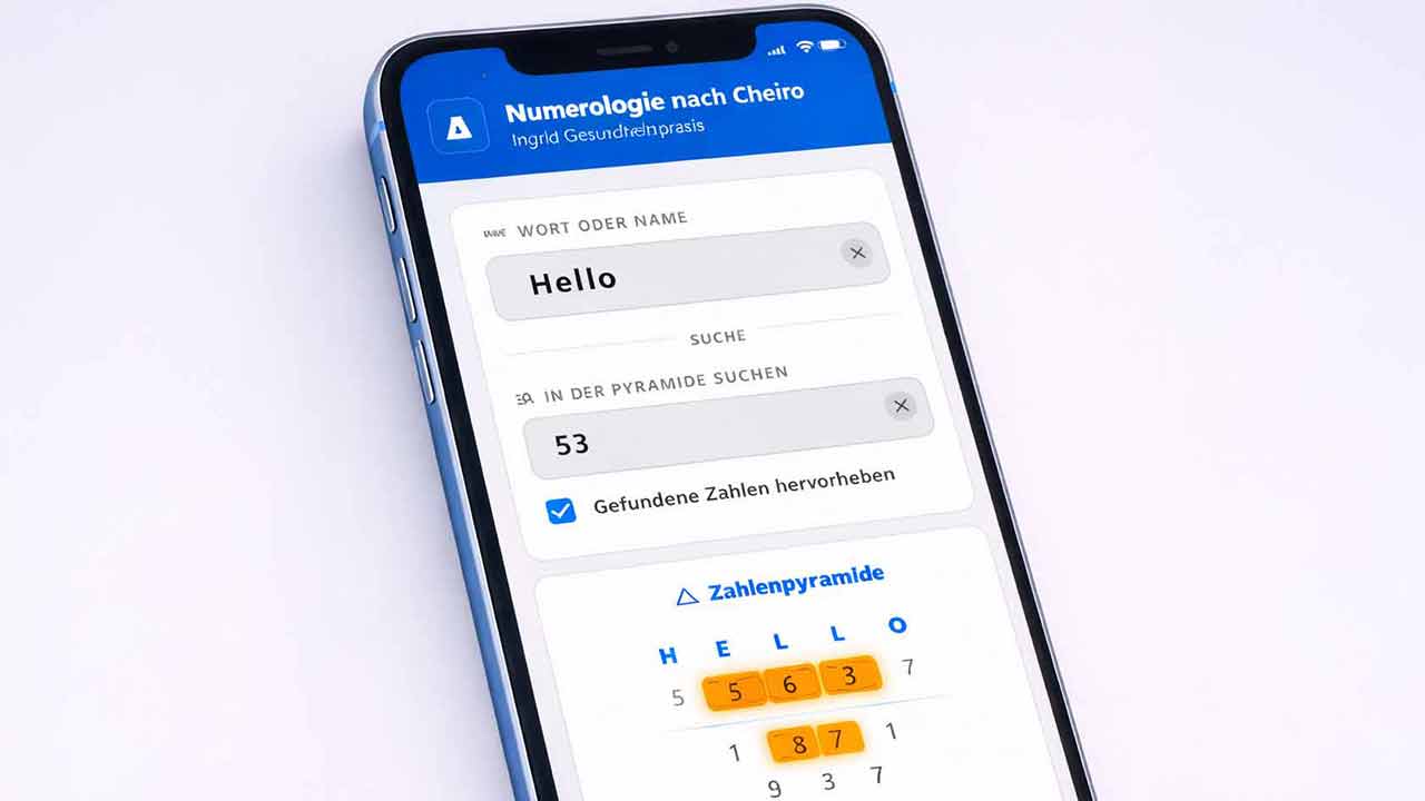 Numerologie App nach Cheiro – für iOS und Android